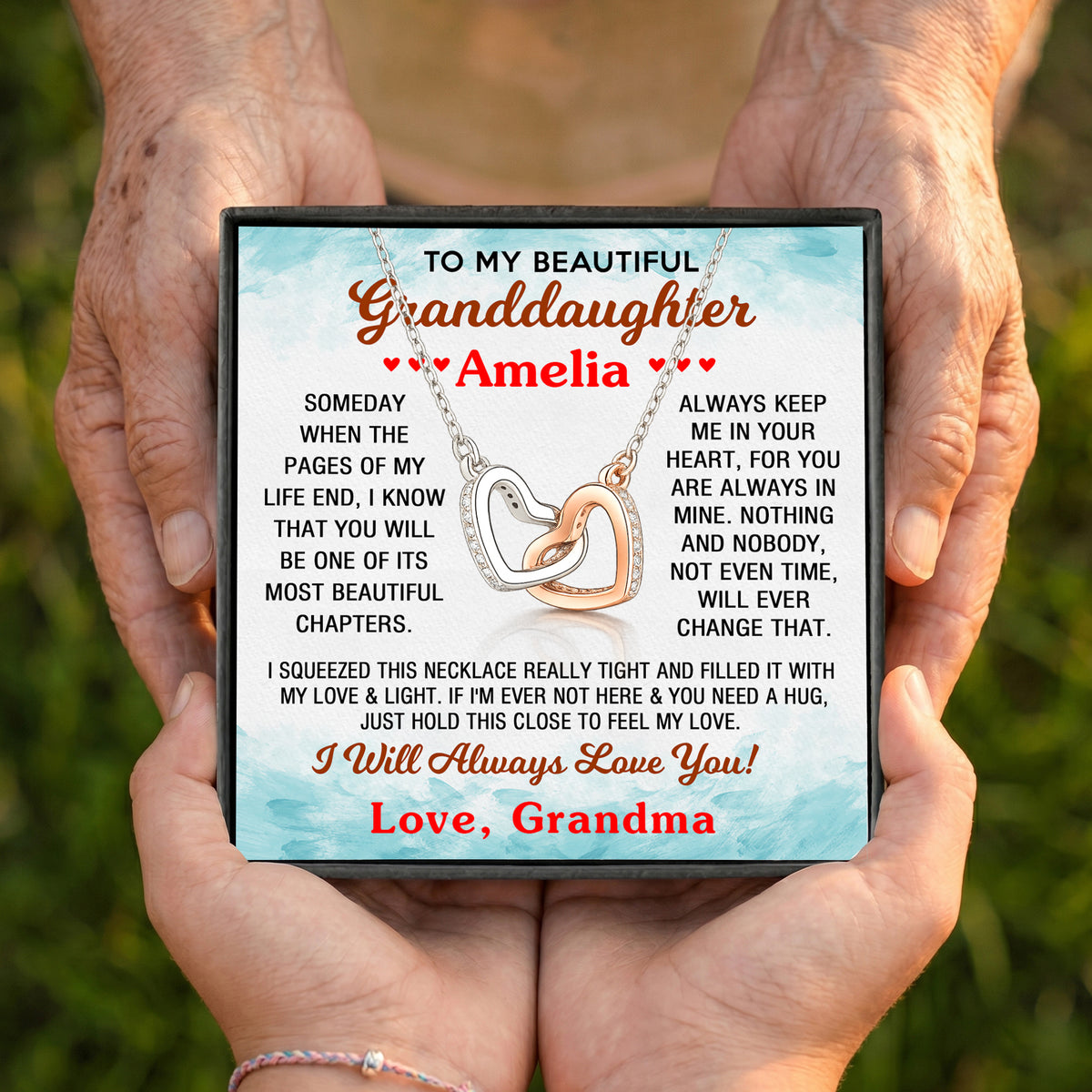 Granddaughter necklace