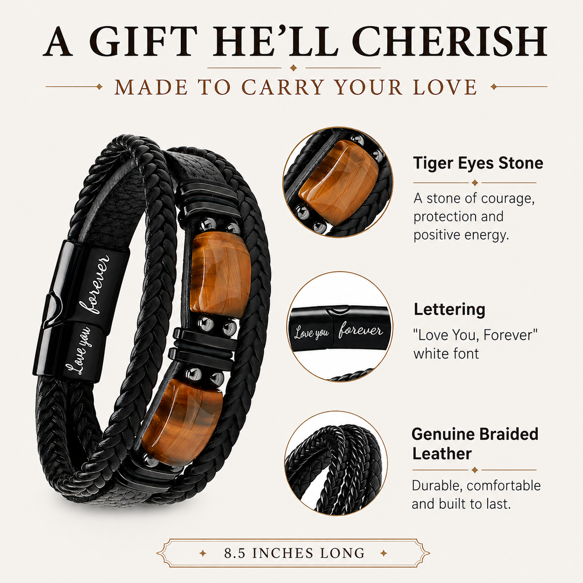 Great Grandson Bracelet Personalized Gift from Great Grandma