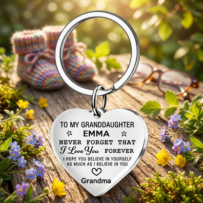 Personalized Grandson Keychain from Grandma