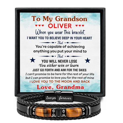 Great Grandson Bracelet Personalized Gift from Great Grandma
